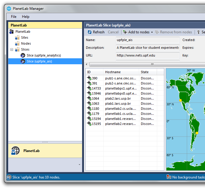 Configure Your PlanetLab Slice.